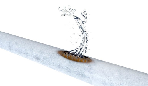 Burst pipe